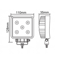 LED werklamp / combibeam 15 watt 15W